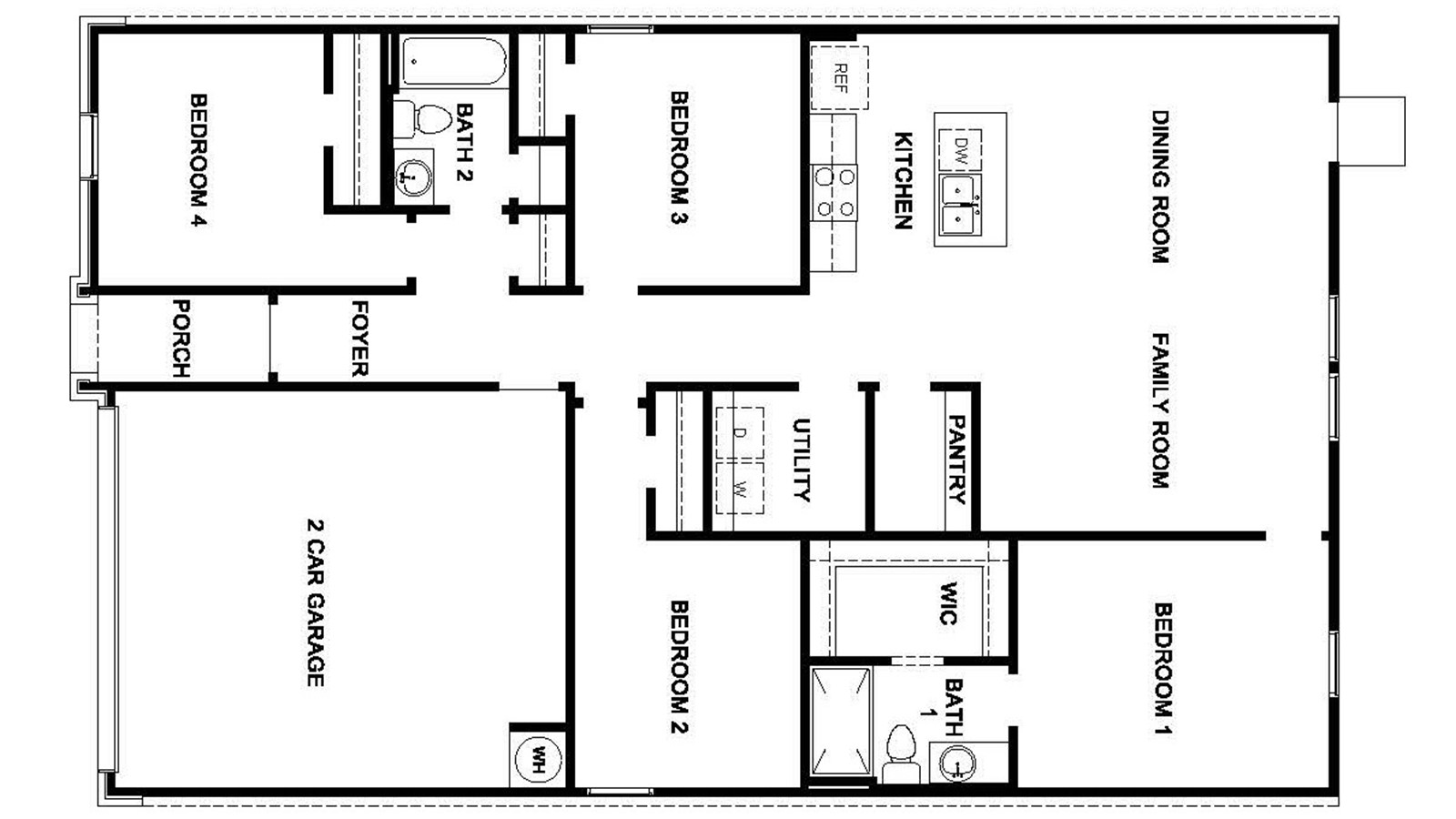 120 Baby Calf Roping Road Jarrell, TX 76537 - Photo 2 of 27 Visualize the thoughtful layout of this dwelling with designated spaces for living and utility.