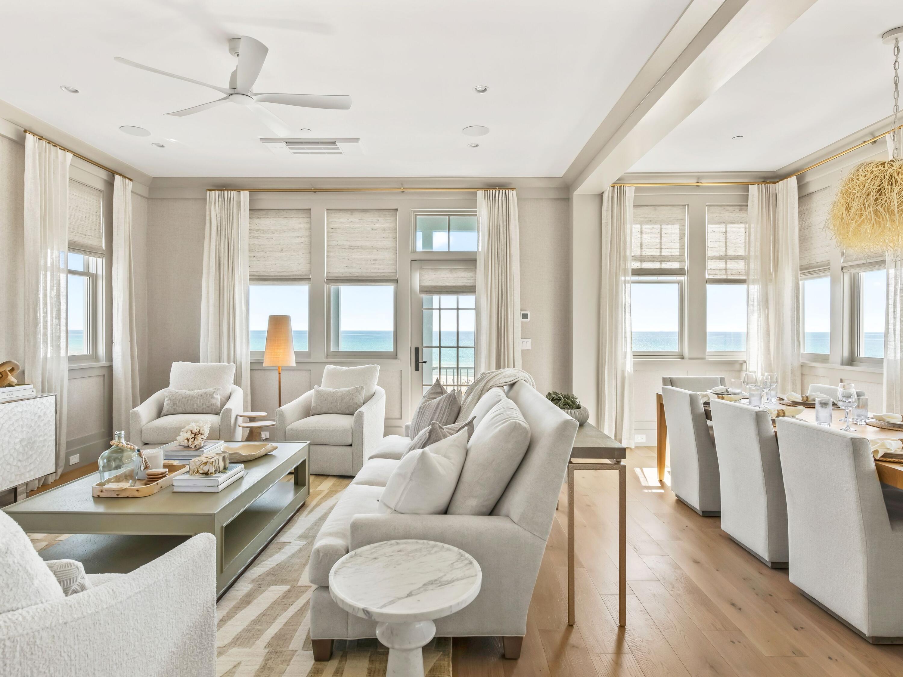 Lot 19 West Lupin Beach Dr Inlet Beach Inlet Beach, FL 32461 - Photo 23 of 57 a living room with furniture and a large window