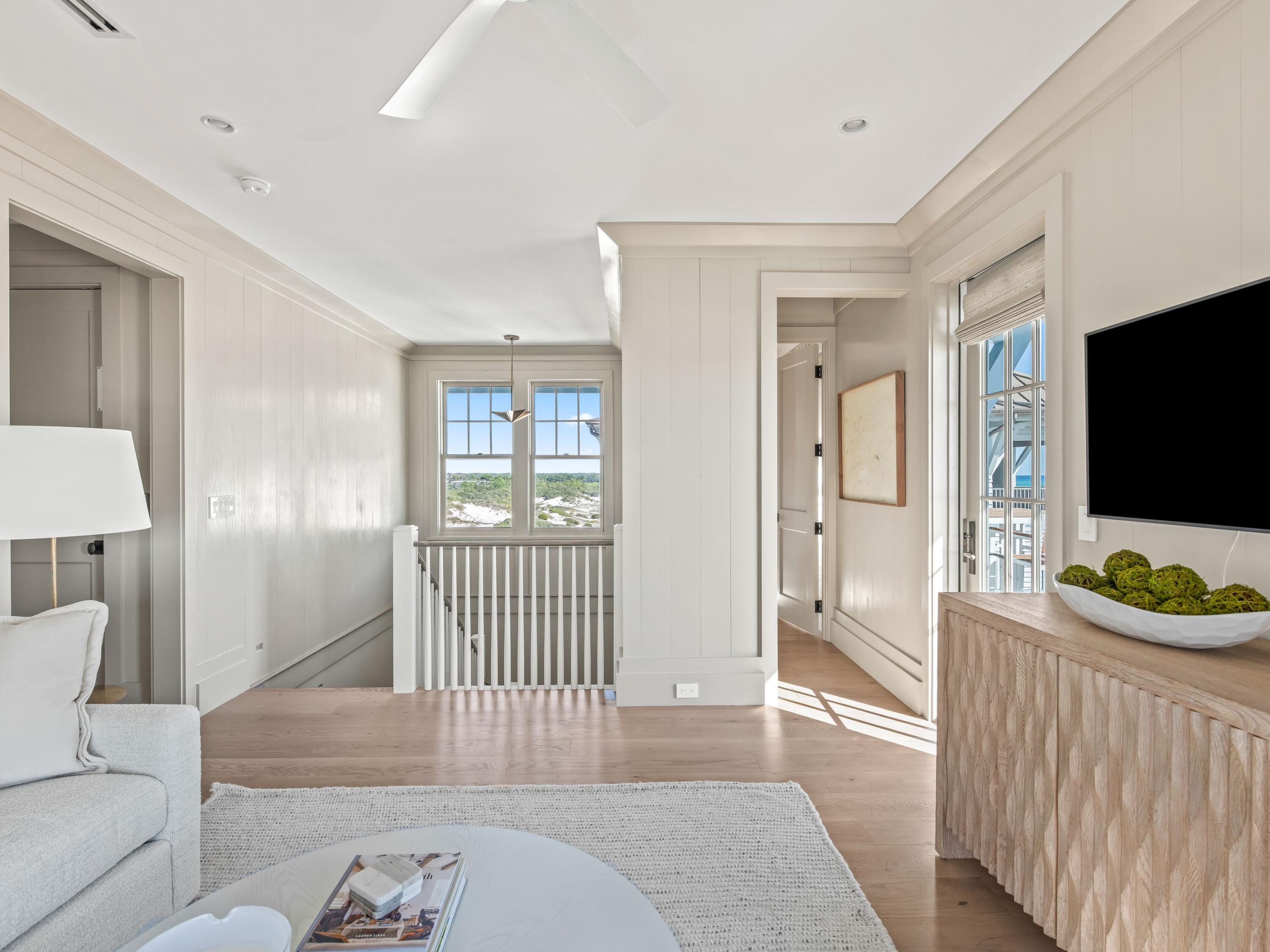Lot 19 West Lupin Beach Dr Inlet Beach Inlet Beach, FL 32461 - Photo 50 of 57 a living room with furniture and a flat screen tv