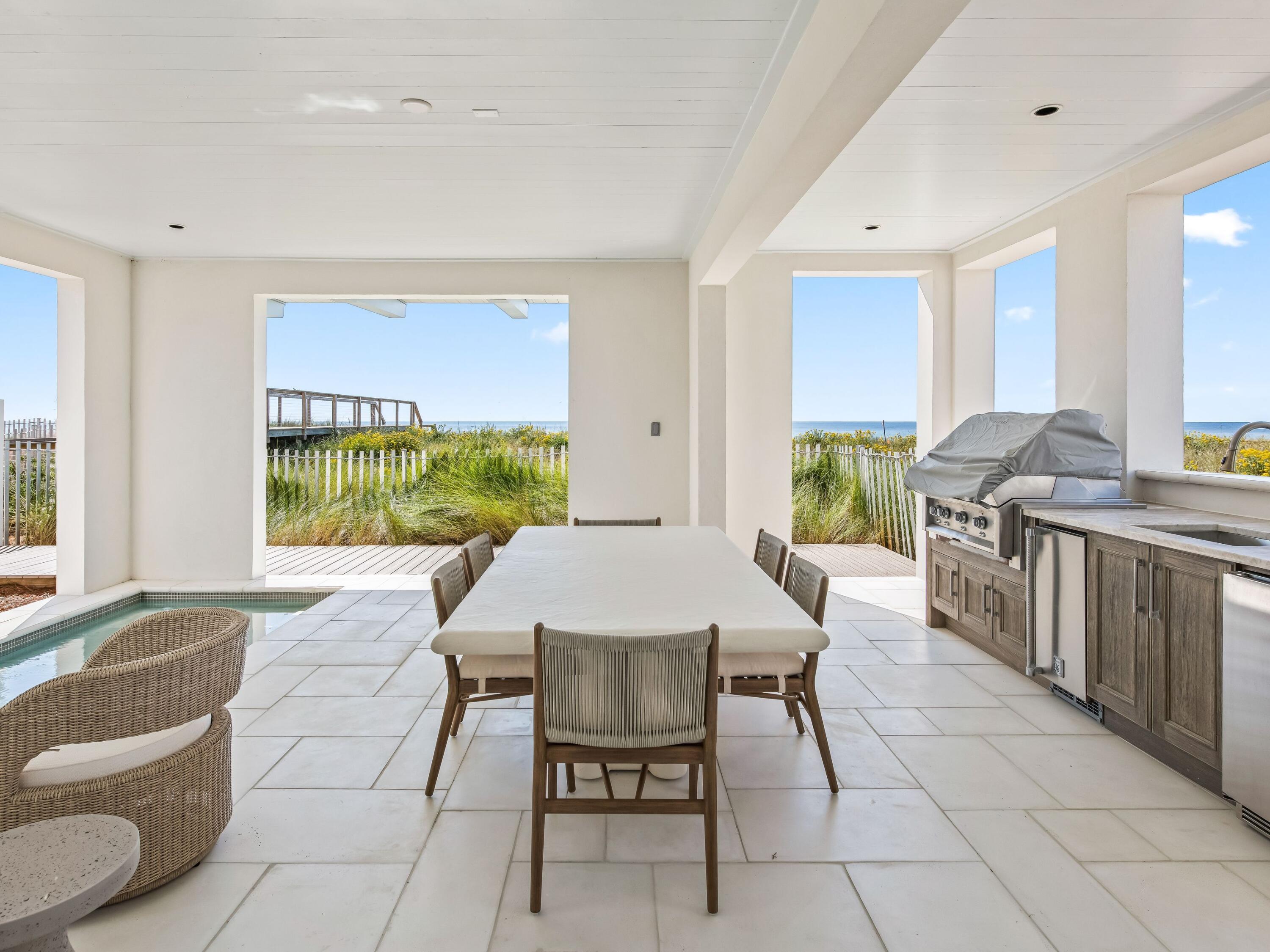 Lot 19 West Lupin Beach Dr Inlet Beach Inlet Beach, FL 32461 - Photo 5 of 57 a view of a dining room with furniture window and outside view