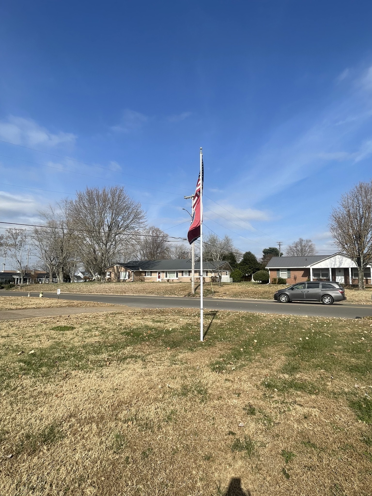 405 Robins Street Lawrenceburg, TN 38464 - Photo 42 of 65 a view of a lake with a big yard