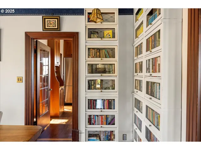 a view of front door of house