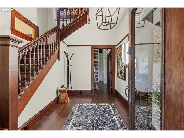a view interior of the house and wooden floor