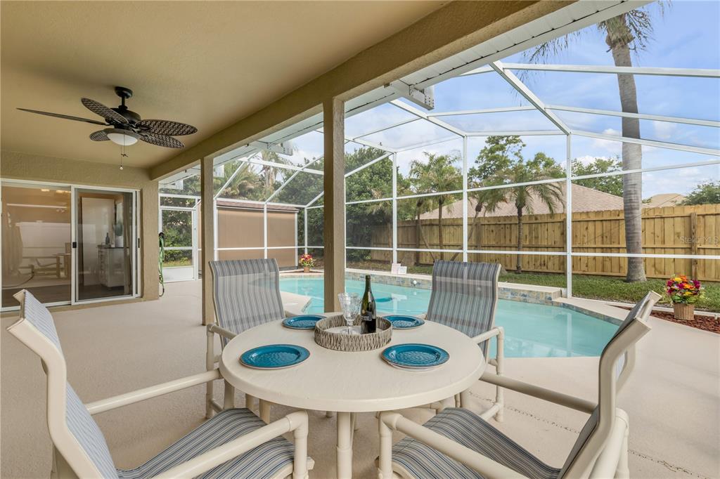 12232 Bronson Way Orlando, FL 32824 - Photo 21 of 32 a view of a dining room with furniture window and outside view