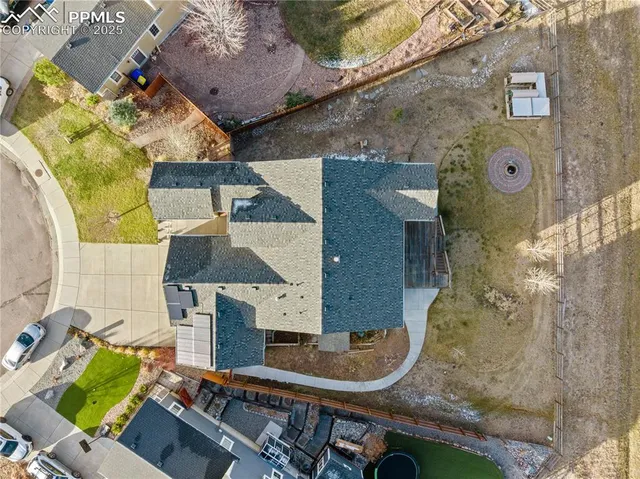 a city view with houses