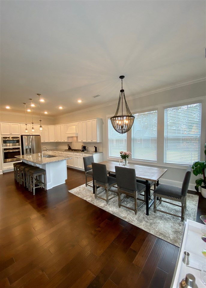 401 Saddletop Court, Unit PRITCHETT FARM ESTATES Raleigh, NC 27606 - Photo 8 of 30 Open Kitchen & Dining Room Perfect Entertaining