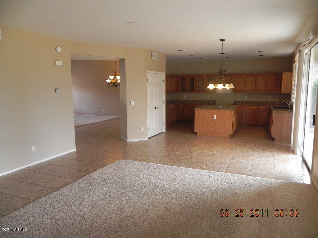 4451 East Decatur Street Mesa, AZ 85205 - Photo 3 of 10 View from Family room to Kitchen