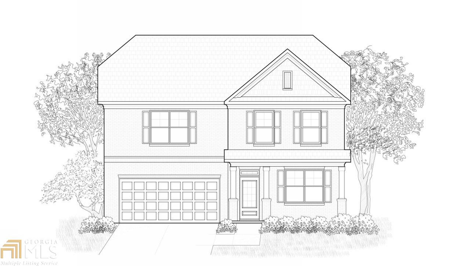 7207 Demeter, Unit 16 Atlanta, GA 30349 - Photo 1 of 1 a view of a house with a lot of windows