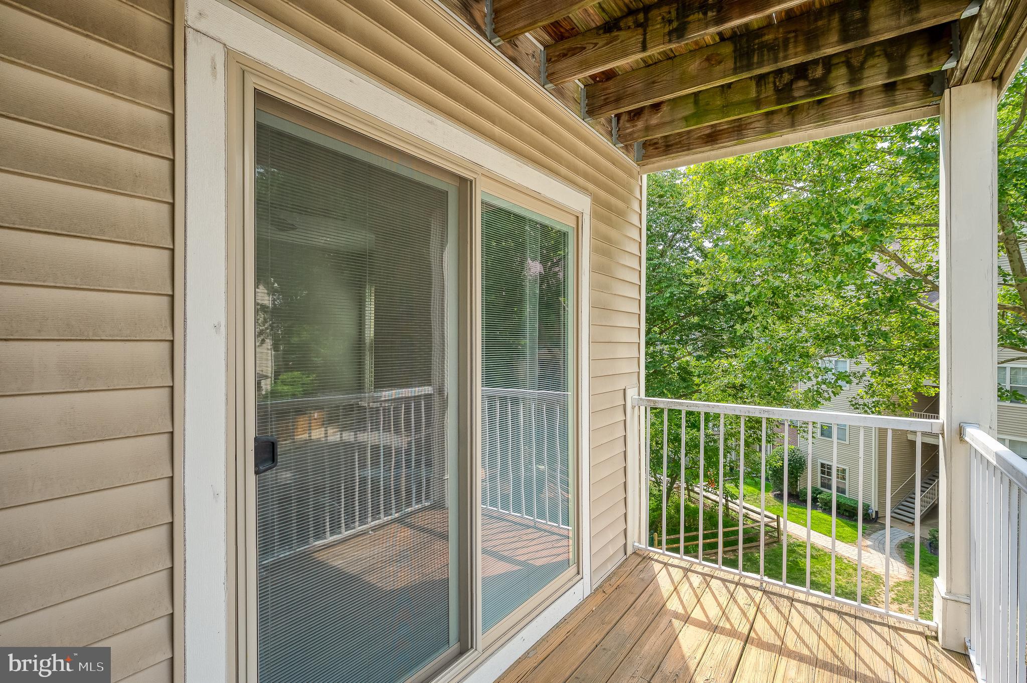 6830 H Hayley Ridge Way, Unit H Baltimore, MD 21209 - Photo 36 of 43 Covered balcony for quiet enjoyment