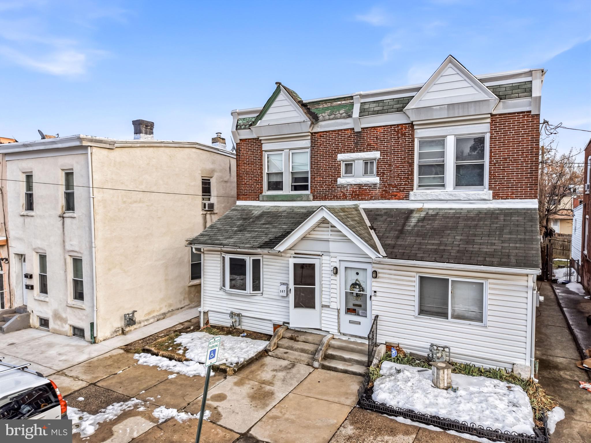 507 West 7th Street Chester, PA 19013 - Photo 1 of 2 a front view of a house with entertaining space