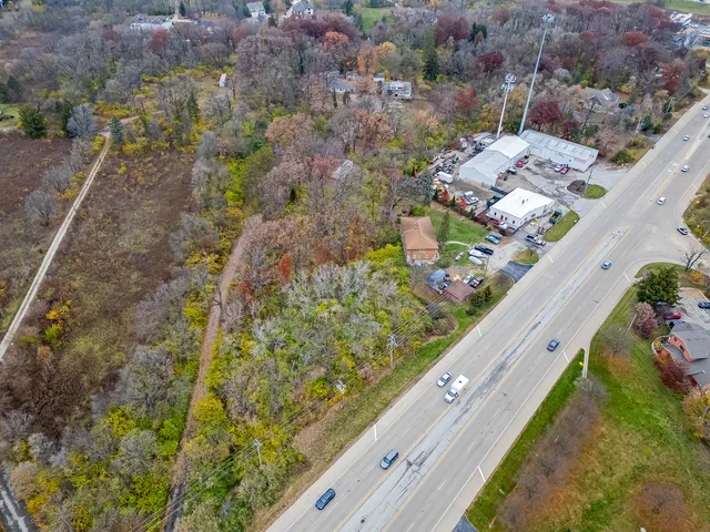 a view of a city from a balcony
