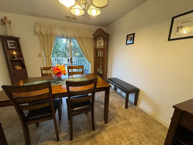 a outdoor space with chairs