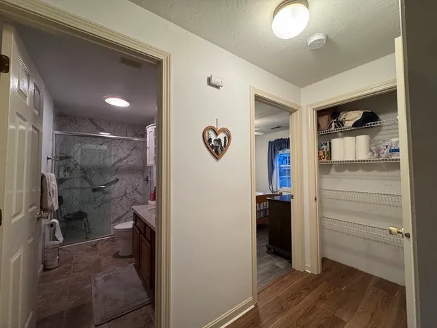 a view of a walk in closet