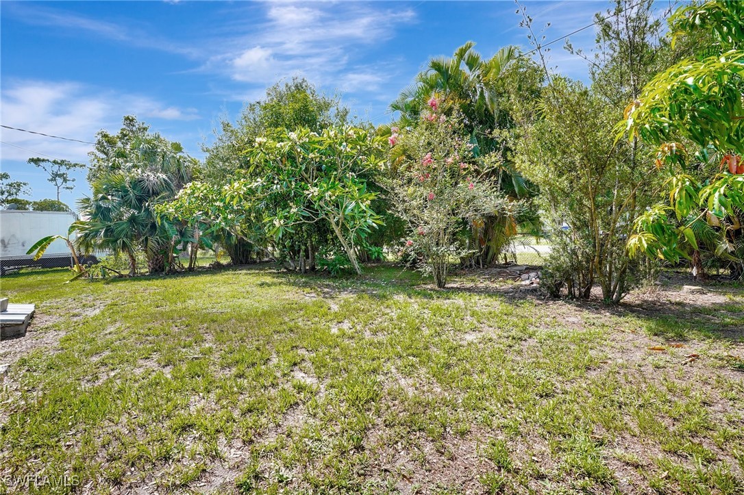 2153 Twin Brooks Road North Fort Myers, FL 33917 - Photo 31 of 31 a view of a yard with a tree
