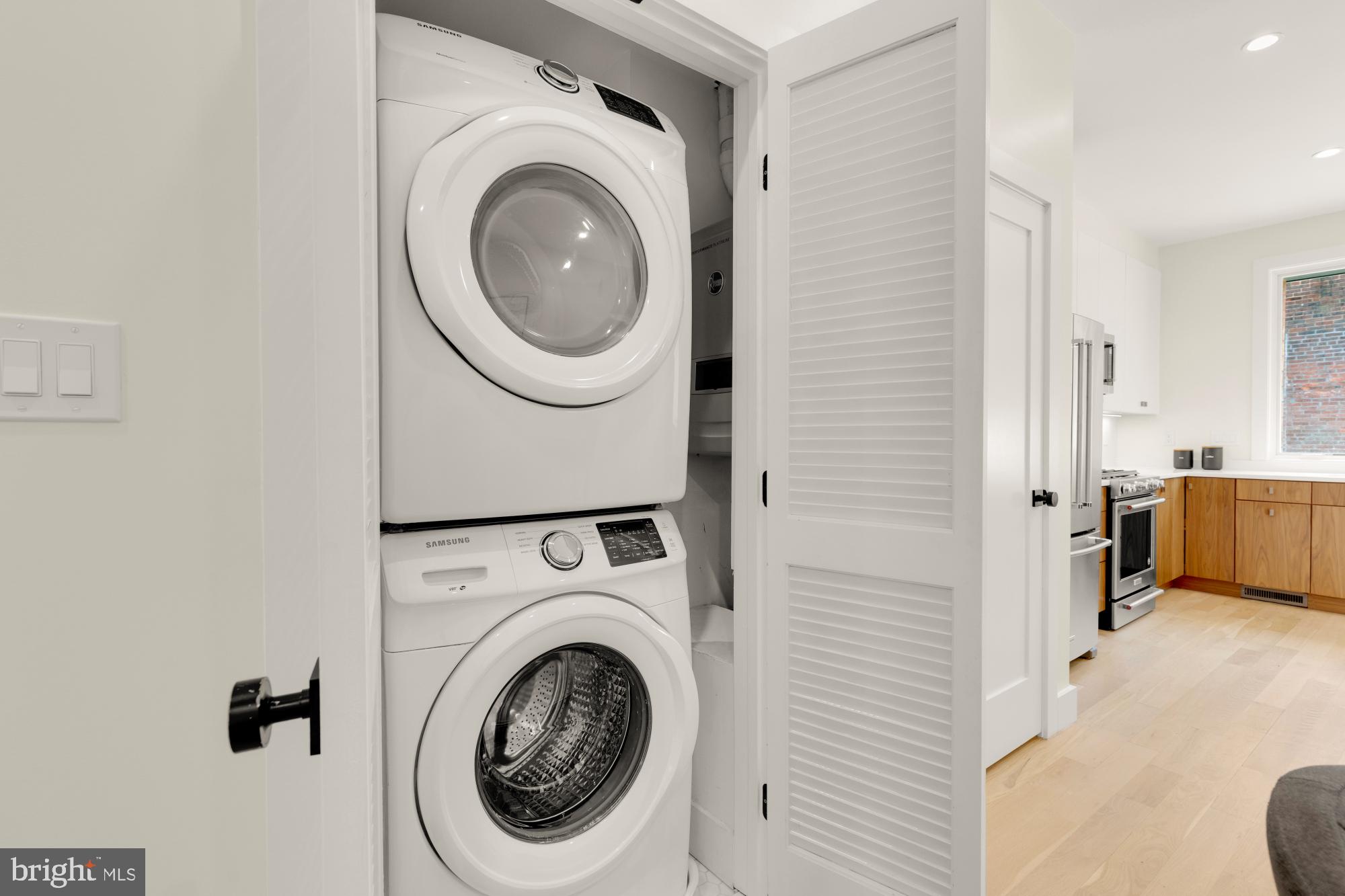 419 Independence Avenue Southeast Washington, DC 20003 - Photo 28 of 32 a view of a storage & utility room with washer and dryer