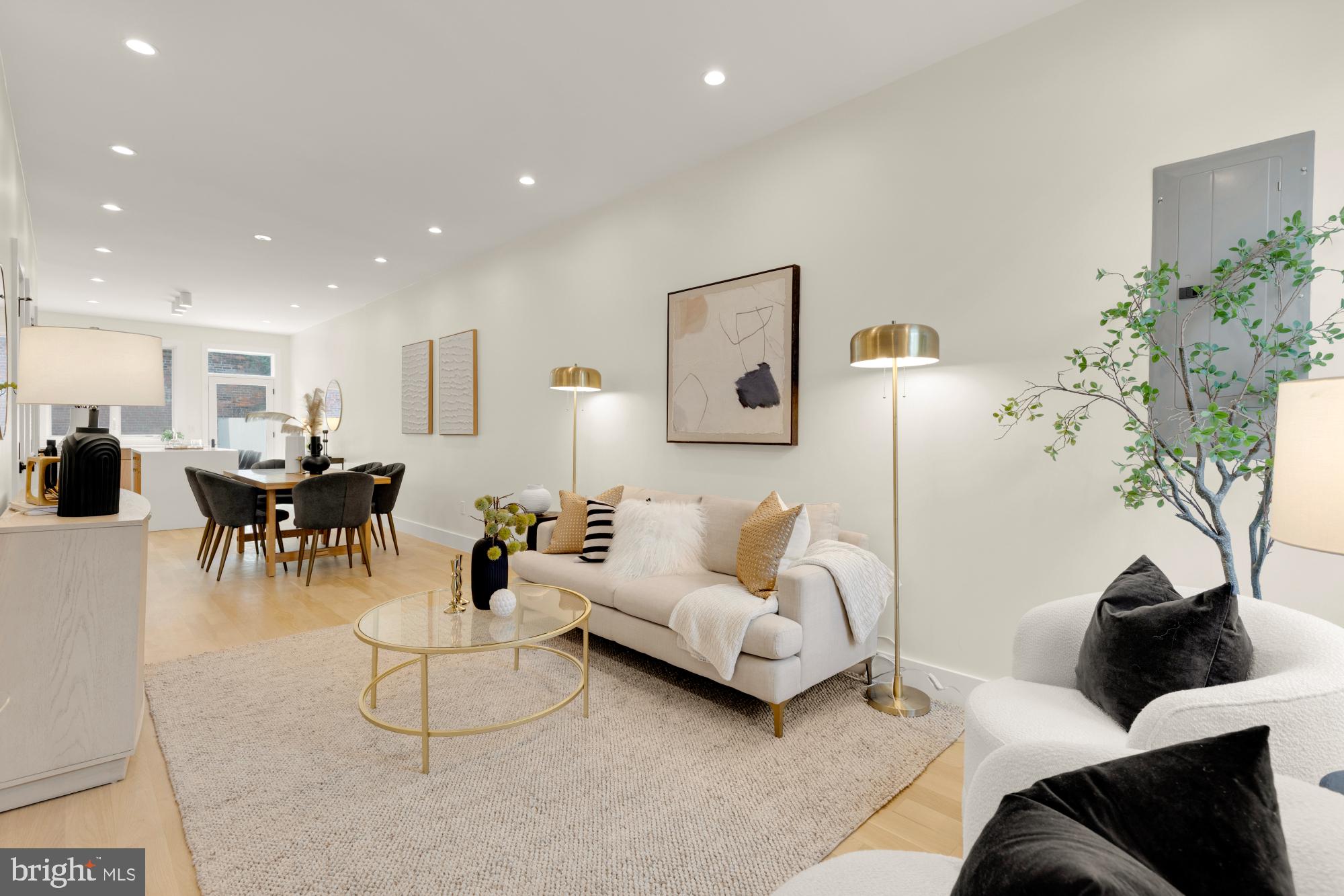 419 Independence Avenue Southeast Washington, DC 20003 - Photo 4 of 32 a living room with furniture and a table