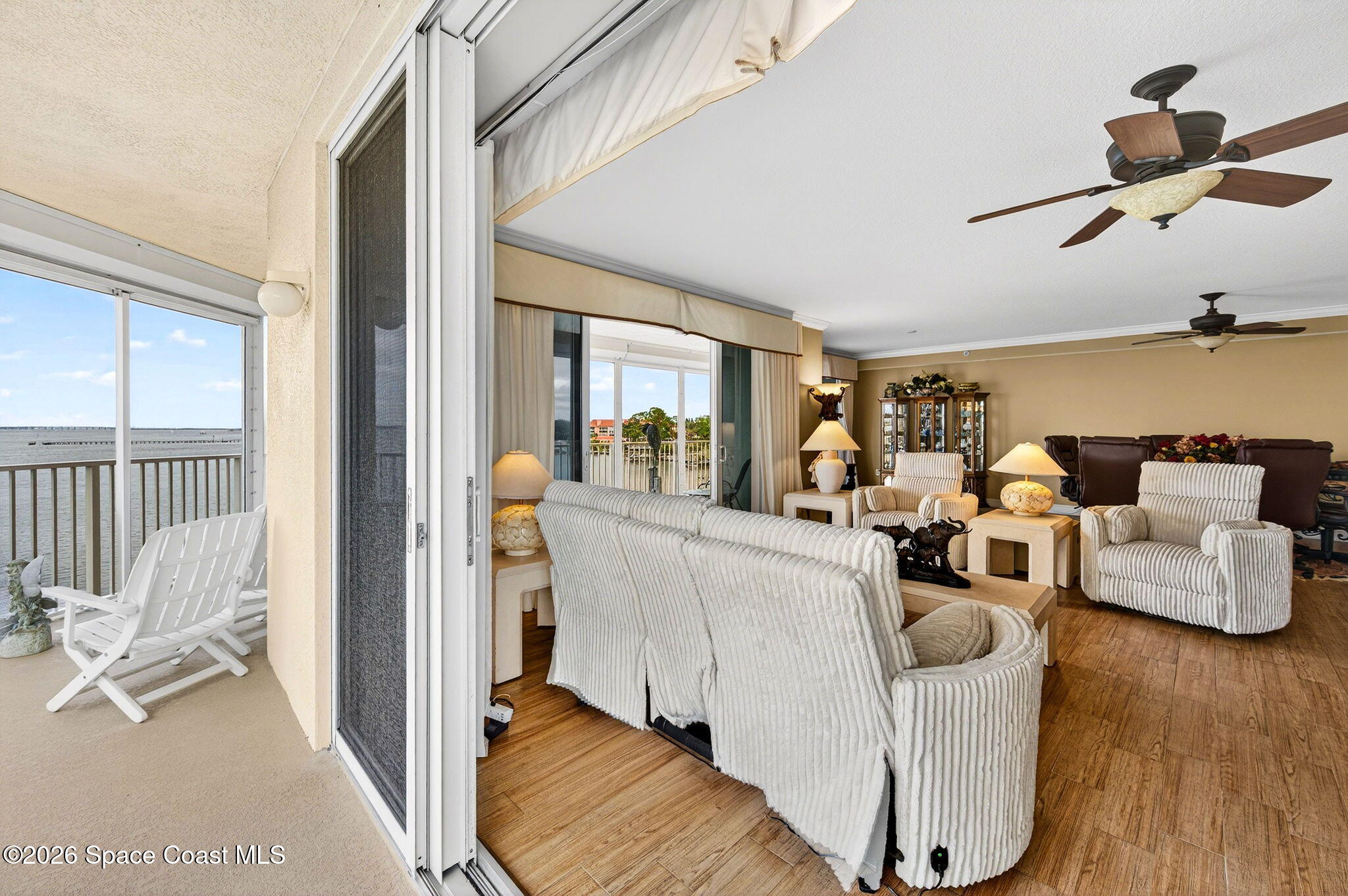 490 Sail Lane, Unit 301 Merritt Island, FL 32953 - Photo 13 of 53 View From Balcony