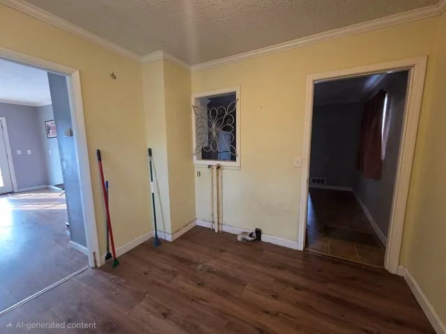 wooden floor in an empty room