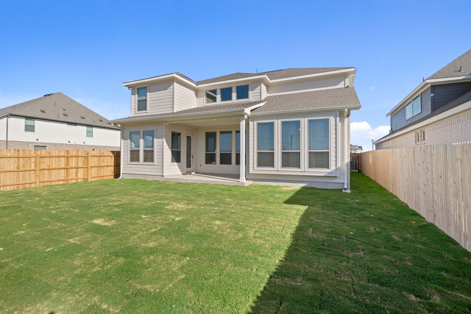 17337 Graces Path Pflugerville, TX 78660 - Photo 28 of 36 Rear of Home and Private Backyard