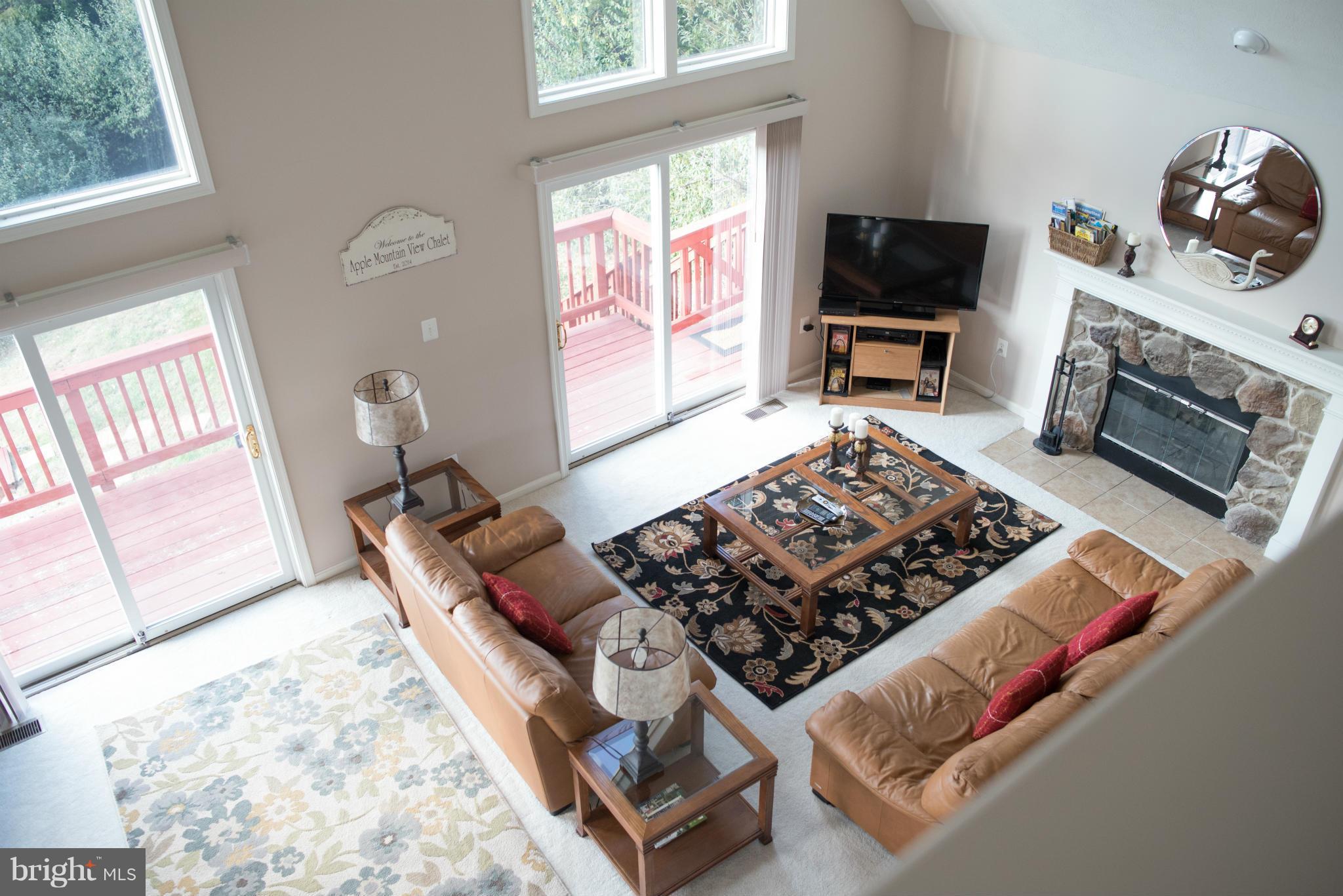 176 Wealthy Road Linden, VA 22642 - Photo 9 of 30 Living Room View From Loft
