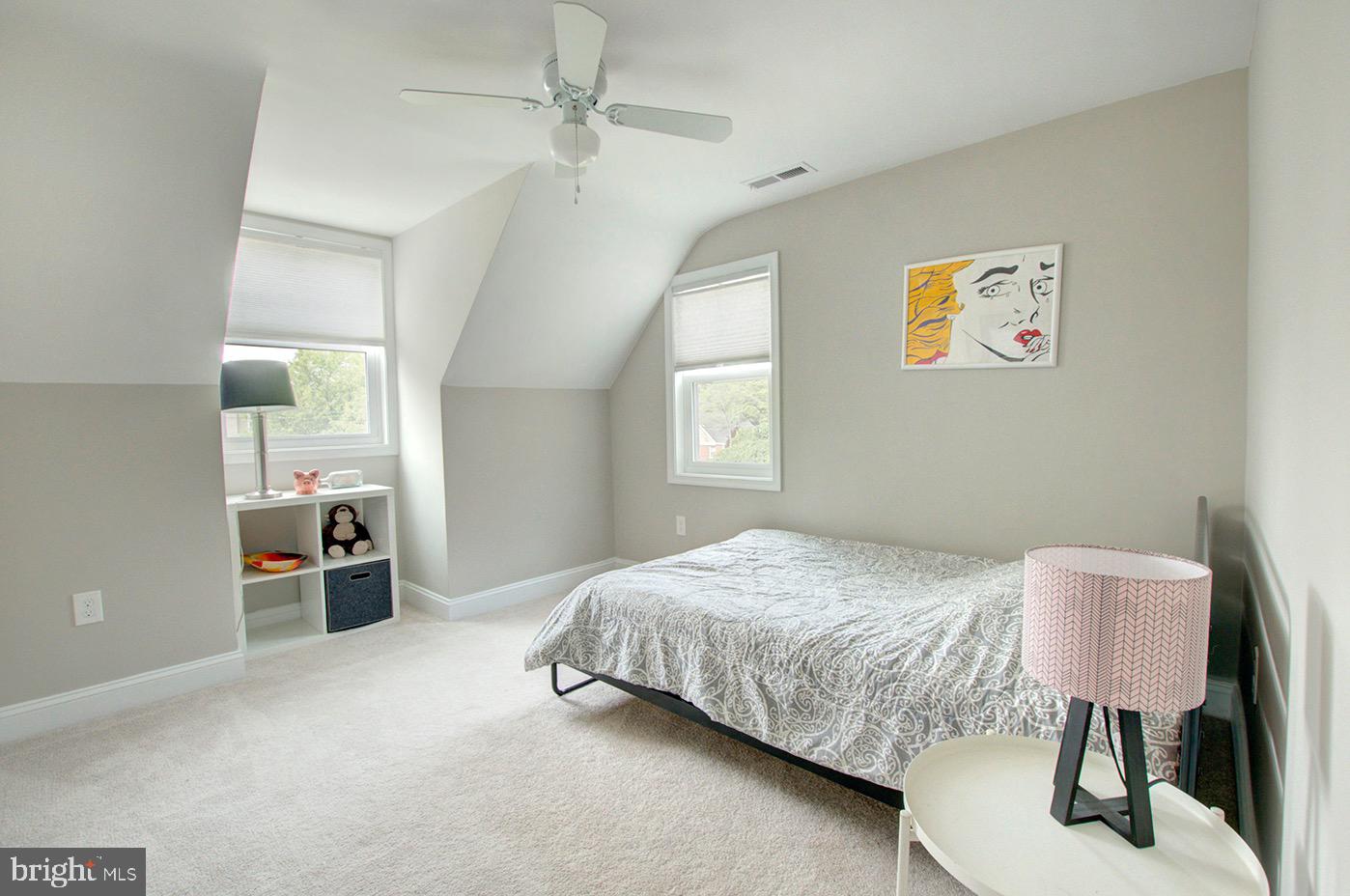 337 Hawarden Road Springfield, PA 19064 - Photo 15 of 21 Second bedroom with carpet and ceiling fan