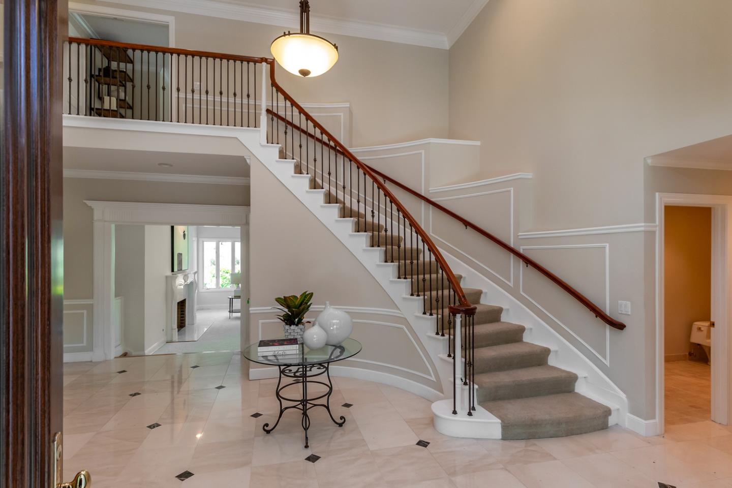 1210 Cañada Road Woodside, CA 94062 - Photo 24 of 60 a view of entryway and hall with wooden floor