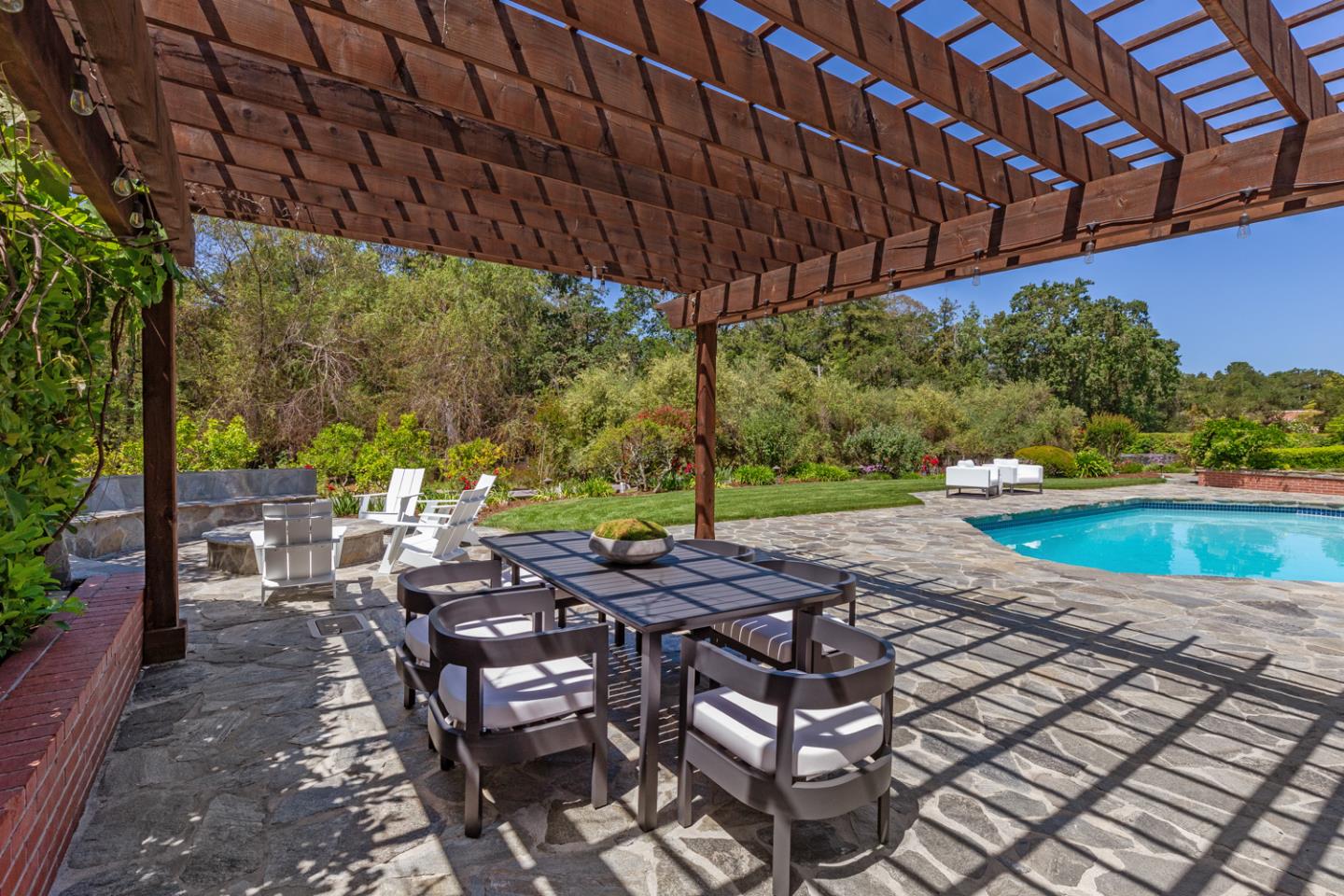 1210 Cañada Road Woodside, CA 94062 - Photo 39 of 60 a view of yard with patio
