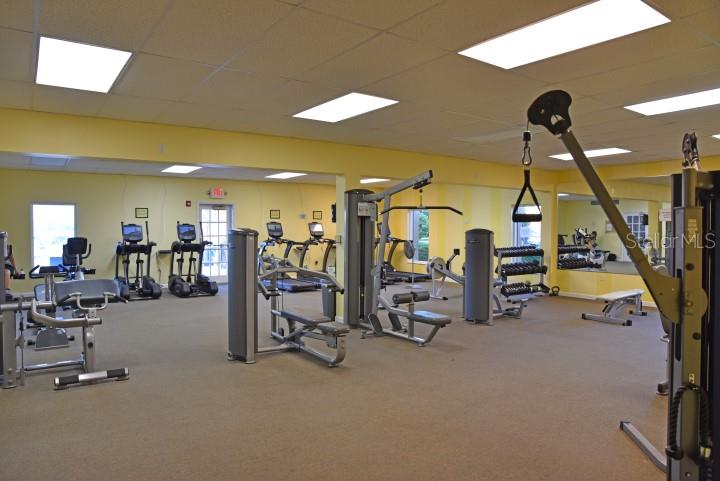 5220 Brittany Drive South, Unit 1502 St. Petersburg, FL 33715 - Photo 21 of 21 a view of a room with gym equipment