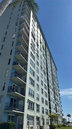 a front view of a building