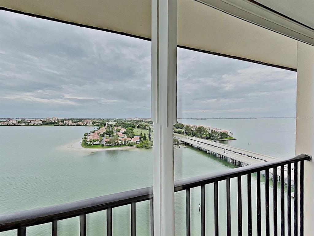 5220 Brittany Drive South, Unit 1502 St. Petersburg, FL 33715 - Photo 7 of 21 a view of a balcony
