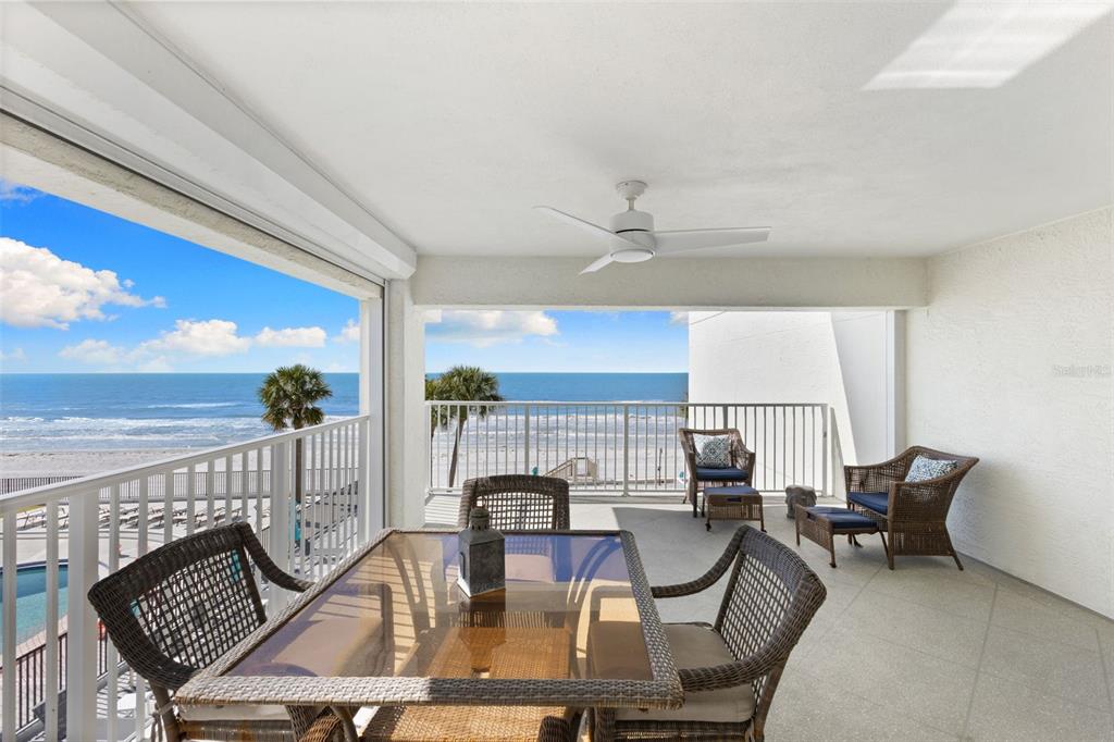 16332 Gulf Boulevard, Unit 2B Redington Beach, FL 33708 - Photo 39 of 60 a view of a dining room with furniture window and outside view