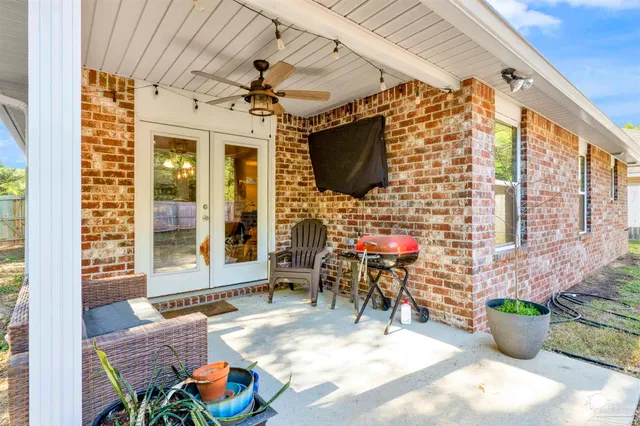 a outdoor space with furniture