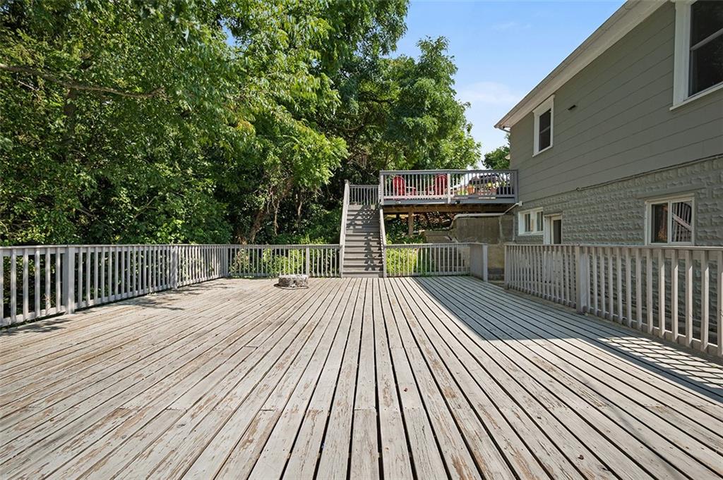 1815 Main Street Bridgeville, PA 15017 - Photo 27 of 32 a view of backyard with deck and wooden floor