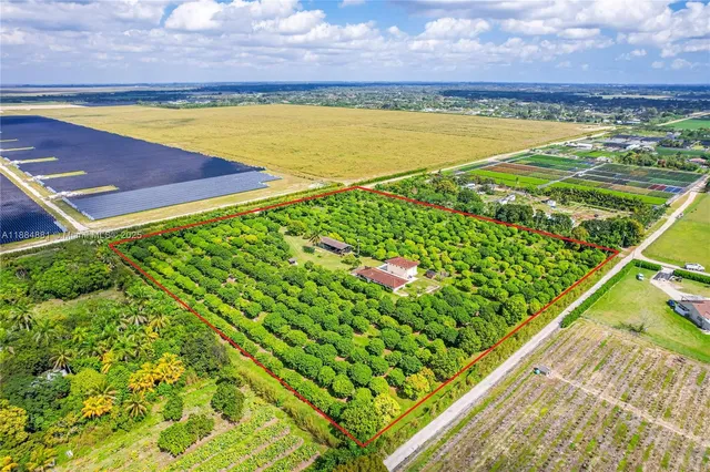 a view of an outdoor space and swimming pool