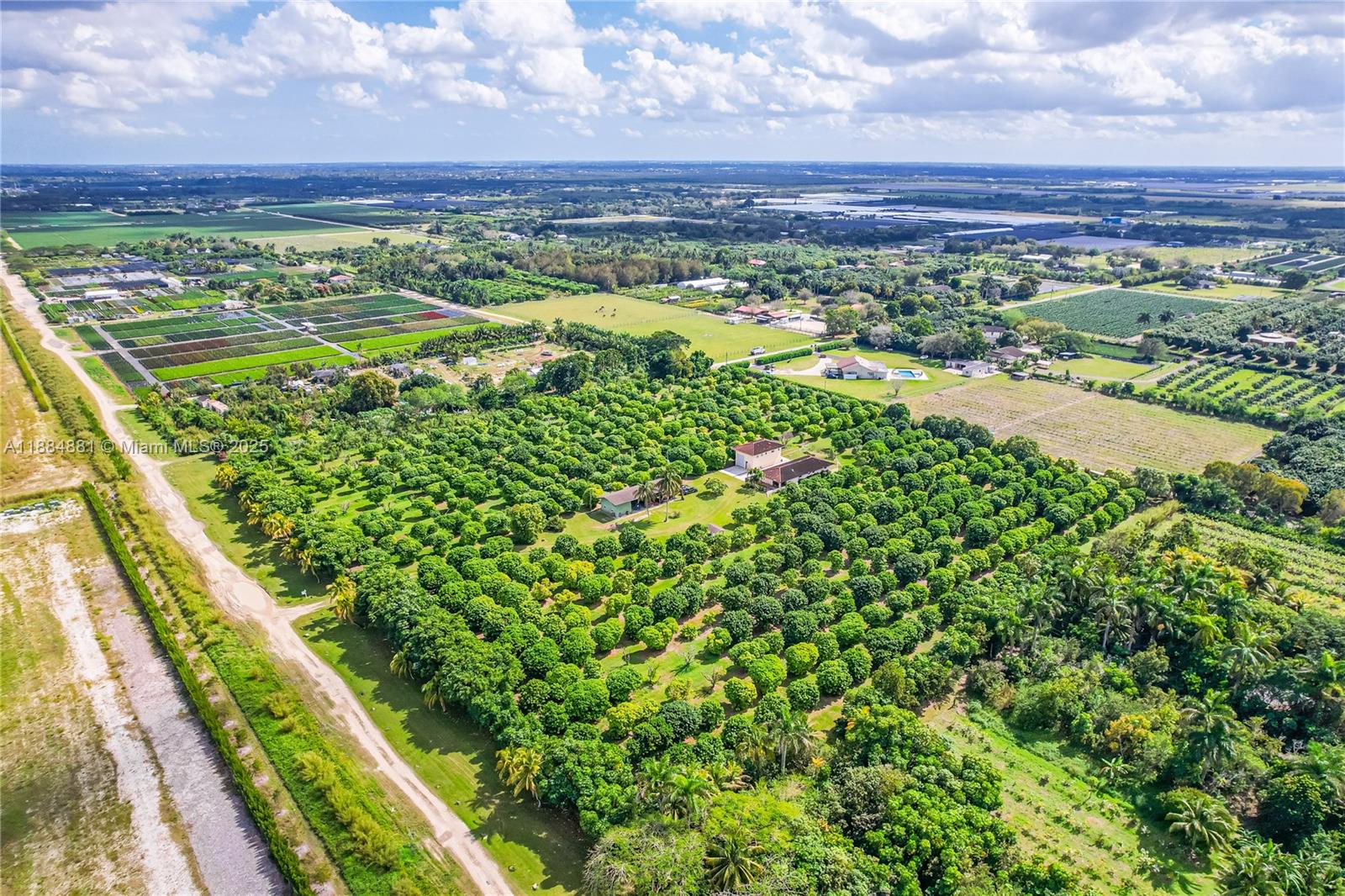 22220 Southwest 248th Street Homestead, FL 33031 - Photo 41 of 44 2 ROADS FOR ACCESS A DIRT ROAD TO NORTH AND CAN ALSO COME AROUND THE BACK ON A PAVED RD . TO ENTER THERE WILL REQUIRE A GATE. PROPERTY ID PARTIALLY FENCED