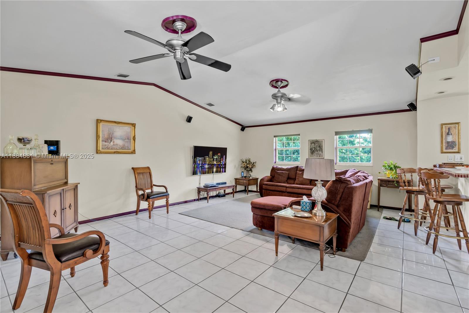 22220 Southwest 248th Street Homestead, FL 33031 - Photo 7 of 44 WELCOME HOME- LARGE LIVING ROOM W/ VAULTED CEILING