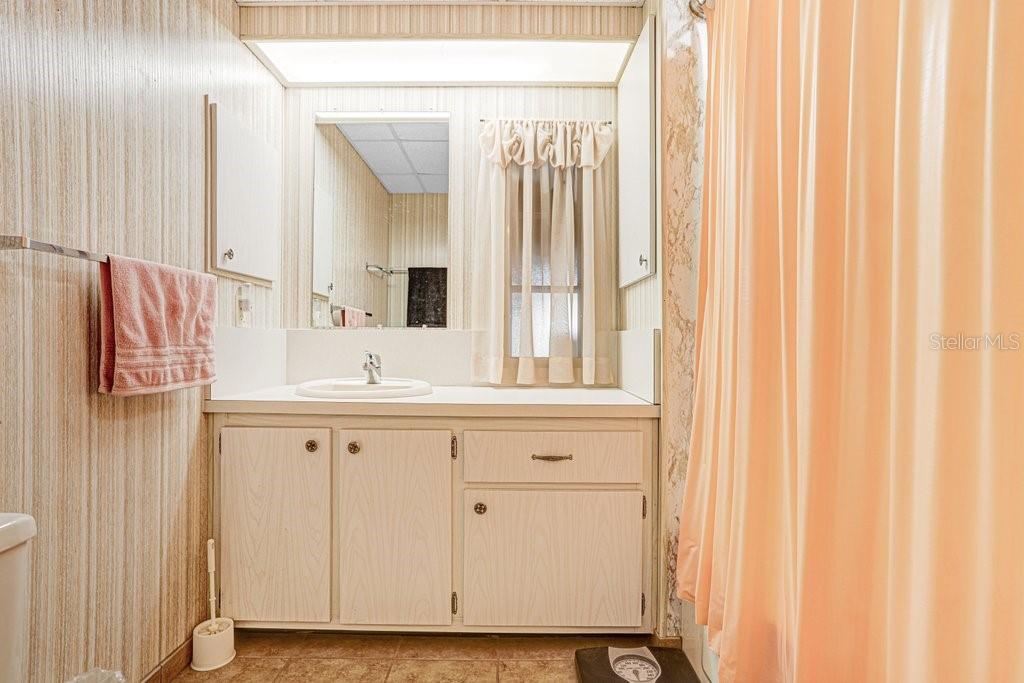 14299 Nectarine Street Brooksville, FL 34613 - Photo 18 of 41 a bathroom with a sink and a mirror