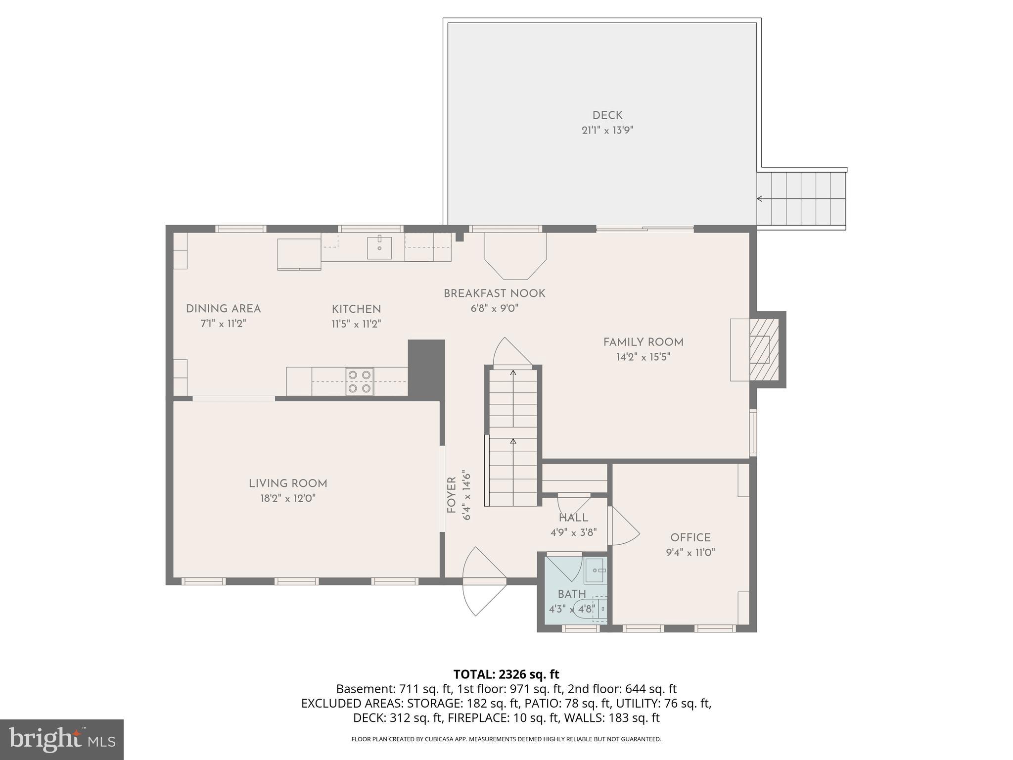 9056 Brook Ford Road Burke, VA 22015 - Photo 54 of 56 Main floor plan