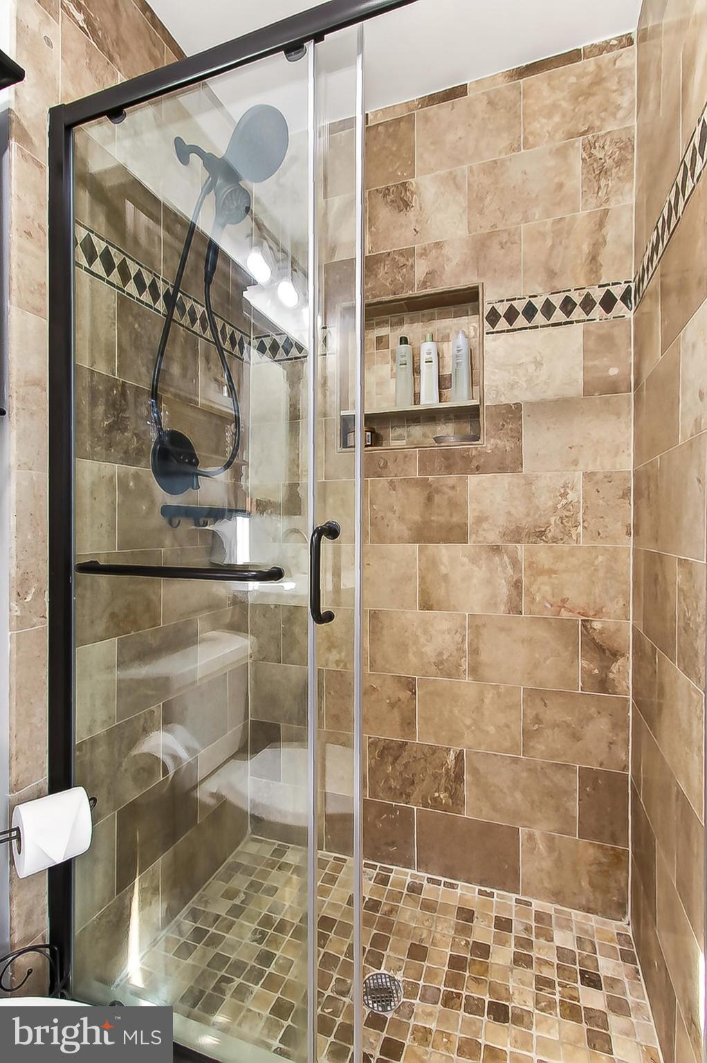 9056 Brook Ford Road Burke, VA 22015 - Photo 26 of 56 Quality tiled shower