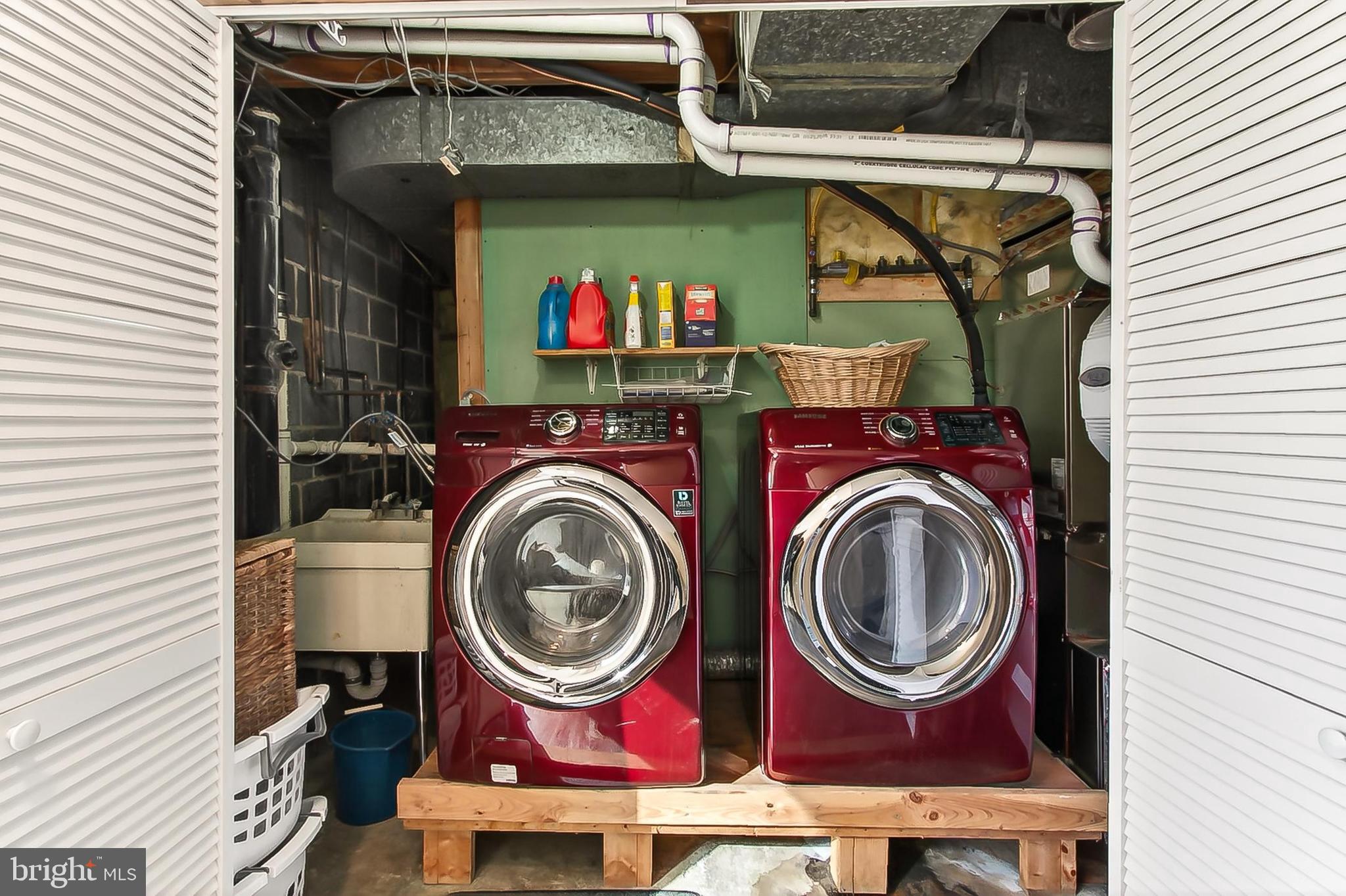 9056 Brook Ford Road Burke, VA 22015 - Photo 37 of 56 Washer dryer space on Lower Level