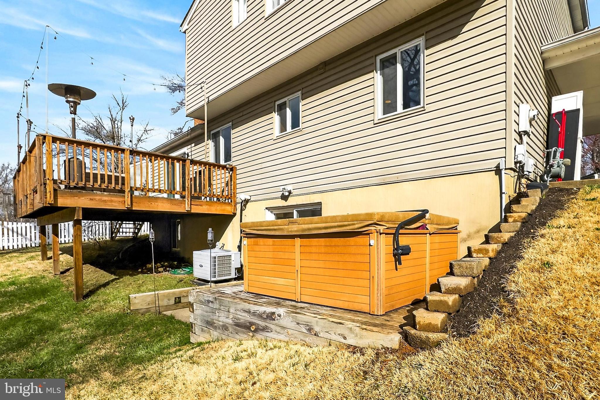 9056 Brook Ford Road Burke, VA 22015 - Photo 42 of 56 Rear Hot Tub stays