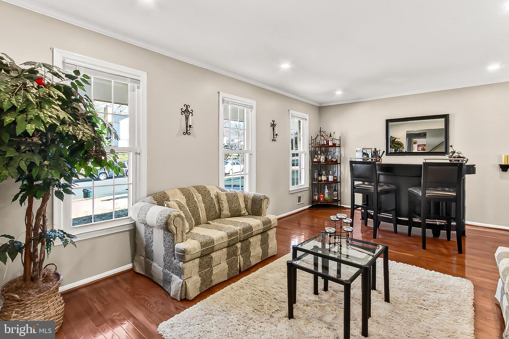 9056 Brook Ford Road Burke, VA 22015 - Photo 6 of 56 Large windows in Liv Room plus recessed lighting