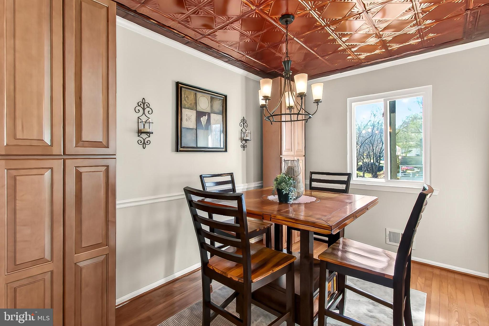 9056 Brook Ford Road Burke, VA 22015 - Photo 9 of 56 Plenty of table space - moveable cabinets stay