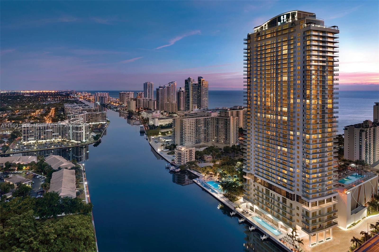 4010 South Ocean Drive, Unit R2407 Hollywood, FL 33019 - Photo 30 of 33 a view of a city with tall buildings