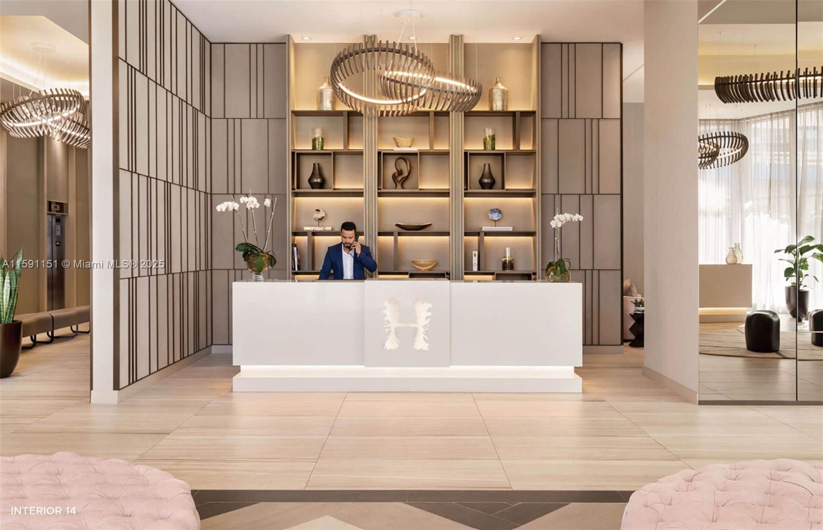 4010 South Ocean Drive, Unit R2407 Hollywood, FL 33019 - Photo 31 of 33 a view of a living room and kitchen