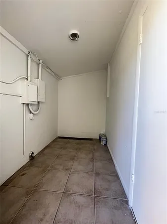 a backyard of a house