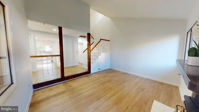 a view of an empty room