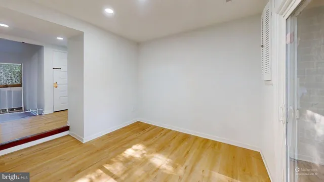 a view of empty room