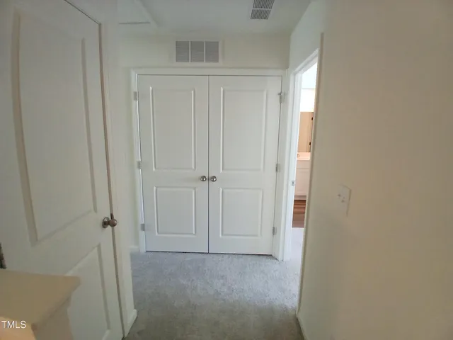 a view of closet area