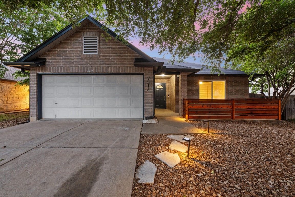 7516 Marble Crest Drive Austin, TX 78747 - Photo 1 of 1 a backyard of a house with barbeque oven